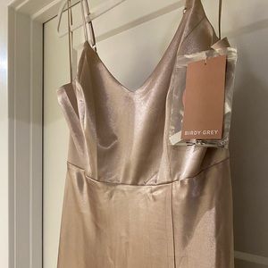 Taupe Bridesmaid/Prom Dress